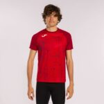Joma 82P4R3513 أحمر قميص قصير الأكمام النخبة التاسع رجال - Image 2