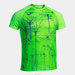 Joma 82P4R3519 نيون الخضراء قميص قصير الأكمام النخبة التاسع رجال