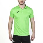 Joma 82P4R3528 نيون الخضراء قميص بولو قصير الأكمام هواية رجال - Image 2