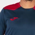Joma 82P4R3542 الأزرق الداكن الأحمر بطولة قميص قصير الأكمام سادسا رجال - Image 5