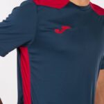 Joma 82P4R3542 الأزرق الداكن الأحمر بطولة قميص قصير الأكمام سادسا رجال - Image 6