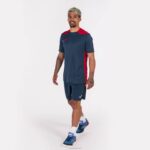 Joma 82P4R3542 الأزرق الداكن الأحمر بطولة قميص قصير الأكمام سادسا رجال - Image 7