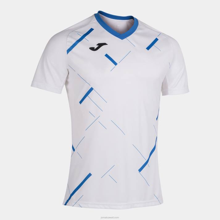 joma_82p4r3551_d8a3d8a8d98ad8b6_d8a3d8b2d8b1d982_d985d984d983d98a_d982d985d98ad8b5_d8a8d8a3d983d985d8a7d985_d982d8b5d98ad8b1d8.jpg Joma 82P4R3551 أبيض أزرق ملكي قميص بأكمام قصيرة النمر الثالث رجال - Image 1