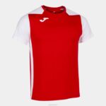 Joma 82P4R3554 احمر ابيض قميص قصير الأكمام سجل الثاني رجال