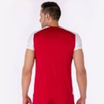 Joma 82P4R3554 احمر ابيض قميص قصير الأكمام سجل الثاني رجال - Image 5