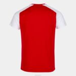 Joma 82P4R3554 احمر ابيض قميص قصير الأكمام سجل الثاني رجال - Image 8