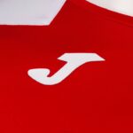 Joma 82P4R3554 احمر ابيض قميص قصير الأكمام سجل الثاني رجال - Image 9