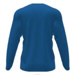 Joma 82P4R3562 الأزرق الملكي الأسود قميص طويل الأكمام بيزا الثاني رجال - Image 3