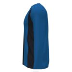 Joma 82P4R3562 الأزرق الملكي الأسود قميص طويل الأكمام بيزا الثاني رجال - Image 4
