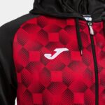 Joma 82P4R3567 أسود أحمر سترة سوبرنوفا مقنعين III رجال - Image 4
