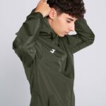 Joma 82P4R3570 الكاكي Rainjacket النخبة الثامن رجال - Image 3