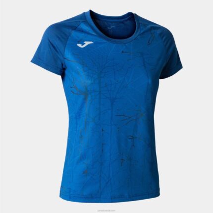 Joma 82P4R3580 الأزرق الملكي قميص قصير الأكمام النخبة التاسع نحيف