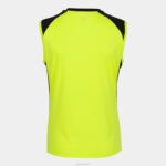 Joma 82P4R3582 نيون أصفر أسود تي شيرت بدون أكمام سوبرنوفا الثاني نحيف - Image 2