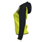 Joma 82P4R3585 نيون أصفر أسود سوبر نوفا II سترة مقنعين نحيف - Image 3