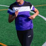 Joma 82P4R3597 أرجواني أسود أبيض قميص بأكمام قصيرة طاقم رابعا نحيف - Image 2