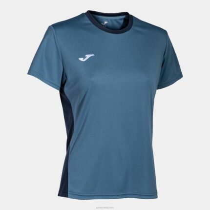 Joma 82P4R3608 أزرق قميص قصير الأكمام الفائز الثاني نحيف