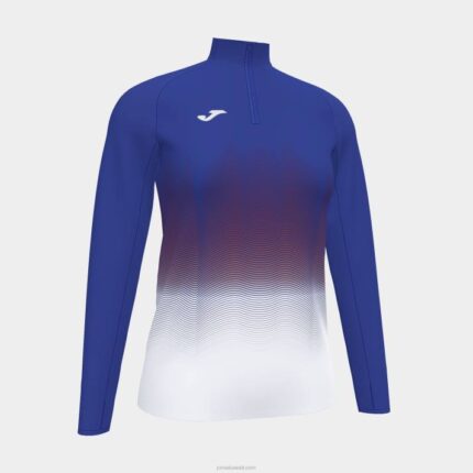 Joma 82P4R3627 أزرق ملكي أبيض أحمر قميص من النوع الثقيل النخبة السابع نحيف