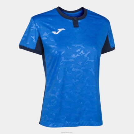 Joma 82P4R3628 الأزرق الملكي الأزرق الداكن قميص قصير الأكمام toletum الثاني نحيف