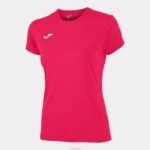 Joma 82P4R3633 لون القرنفل قميص قصير الأكمام كومبي نحيف