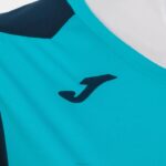 Joma 82P4R3640 الفلورسنت الفيروز الأزرق الداكن قميص قصير الأكمام سجل الثاني نحيف - Image 3