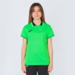 Joma 82P4R3649 نيون أخضر أسود بطولة قميص بولو قصير الاكمام vi نحيف - Image 2