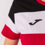 Joma 82P4R3665 أحمر أسود أبيض قميص بأكمام قصيرة طاقم رابعا نحيف - Image 4