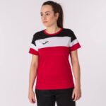 Joma 82P4R3665 أحمر أسود أبيض قميص بأكمام قصيرة طاقم رابعا نحيف - Image 5