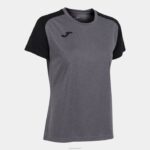 Joma 82P4R3670 مزيج أسود رمادي قميص بأكمام قصيرة أكاديمية رابعا نحيف - Image 3