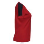 Joma 82P4R3672 أحمر أسود أكاديمية قميص بأكمام قصيرة iii نحيف - Image 2
