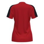 Joma 82P4R3672 أحمر أسود أكاديمية قميص بأكمام قصيرة iii نحيف - Image 3