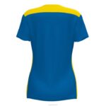 Joma 82P4R3682 الأزرق الملكي الأصفر بطولة قميص قصير الأكمام سادسا نحيف - Image 3
