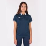 Joma 82P4R3688 الأزرق الداكن الأبيض بطولة قميص بولو قصير الاكمام vi نحيف - Image 2