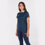 Joma 82P4R3688 الأزرق الداكن الأبيض بطولة قميص بولو قصير الاكمام vi نحيف - Image 5