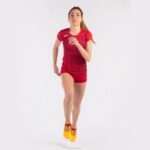 Joma 82P4R3696 أحمر قميص قصير الأكمام النخبة الثامن نحيف - Image 7