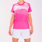 Joma 82P4R3700 الفلورسنت الوردي الأبيض قميص بأكمام قصيرة سوبر نوفا الثاني نحيف - Image 2