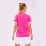 Joma 82P4R3700 الفلورسنت الوردي الأبيض قميص بأكمام قصيرة سوبر نوفا الثاني نحيف - Image 3