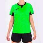 Joma 82P4R3701 نيون أخضر أسود قميص قصير الأكمام toletum الثاني نحيف - Image 2