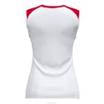 Joma 82P4R3702 أبيض أحمر تي شيرت بدون أكمام سوبرنوفا الثاني نحيف - Image 2