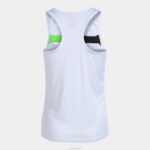Joma 82P4R3706 أبيض أسود أخضر نيون بلا أكمام تي شيرت المحكمة نحيف - Image 2
