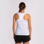 Joma 82P4R3706 أبيض أسود أخضر نيون بلا أكمام تي شيرت المحكمة نحيف - Image 5