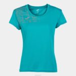 Joma 82P4R3709 الفيروز قميص قصير الأكمام النخبة الثامن نحيف