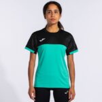 Joma 82P4R3712 أخضر أسود قميص قصير الأكمام مونتريال نحيف - Image 3