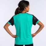 Joma 82P4R3712 أخضر أسود قميص قصير الأكمام مونتريال نحيف - Image 4