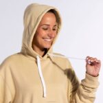 Joma 82P4R3748 اللون البيج سترة مقنعين الشارع الحضري نحيف - Image 9