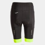 Joma 82P4R3753 أسود أصفر فلوري شورت ركوب الدراجات كرونو نحيف - Image 2