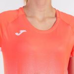 Joma 82P4R3761 نيون المرجان الأبيض قميص قصير الأكمام النخبة السابع نحيف - Image 5