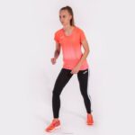 Joma 82P4R3761 نيون المرجان الأبيض قميص قصير الأكمام النخبة السابع نحيف - Image 8