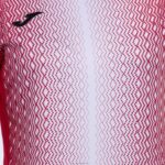 Joma 82P4R3792 احمر ابيض قميص بأكمام قصيرة سوبر نوفا نحيف - Image 2