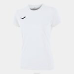 Joma 82P4R3809 أبيض قميص قصير الأكمام كومبي نحيف