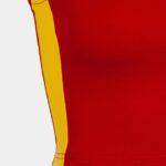 Joma 82P4R3822 احمر اصفر سجل أعلى الخزان الثاني نحيف - Image 4